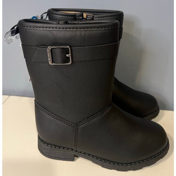 NWT Carter's Boots - Black Toddler Girl's Size 9 - Picture 4 of 8